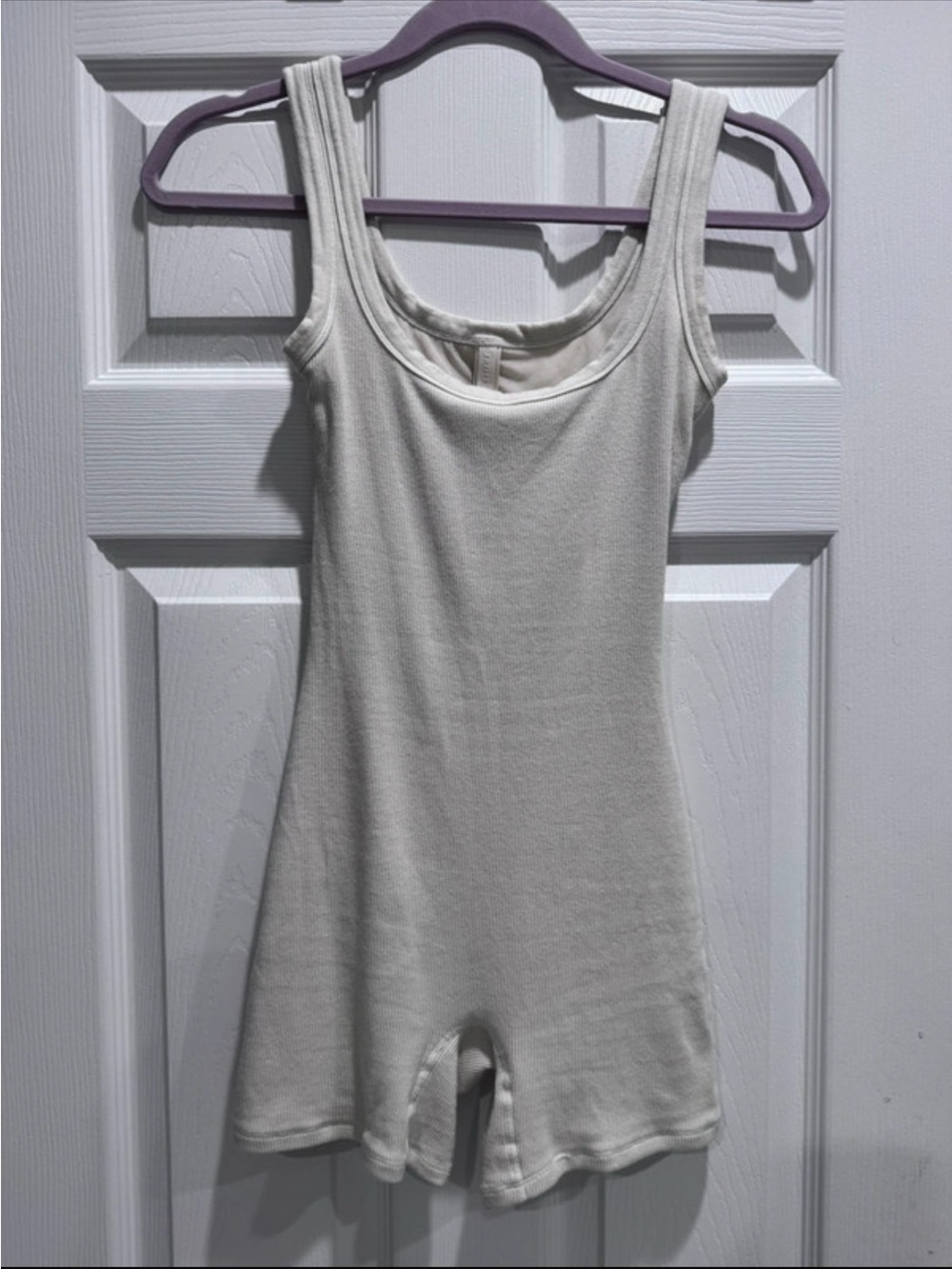 SKIMS cotton rib sleeveless romper